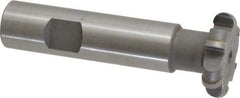 Whitney Tool Co. - 5/32" Radius, 5/16" Circle Diam, 1-5/16" Cutter Diam, Shank Connection, Convex Radius Cutter - 3/4" Shank Diam, 3-1/2" OAL, Carbide-Tipped, Uncoated, Profile Ground, 6 Teeth, Weldon Flat - Top Tool & Supply