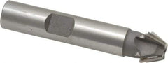 Whitney Tool Co. - 1/2" Diam x 7/32" Width of Cut, 60° Included Angle, Shank Connection, Carbide Tipped Single Angle Cutter - 3/8" Shank Diam, 2-1/8" Overall Length, Right Hand Cut, Uncoated - Top Tool & Supply