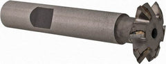 Whitney Tool Co. - 3/4" Diam x 5/16" Width of Cut, 60° Included Angle, Shank Connection, Carbide Tipped Single Angle Cutter - 3/8" Shank Diam, 2-1/8" Overall Length, Right Hand Cut, Uncoated - Top Tool & Supply