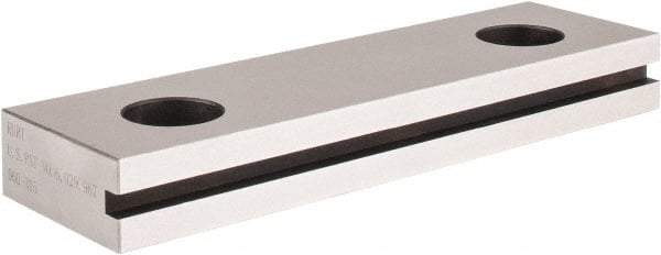 Kurt - Vise Jaw Plate - Steel, 5.969" Long, 0.752" Wide, 1.735" High - Top Tool & Supply