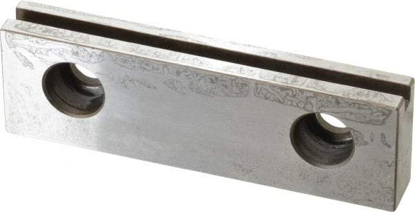 Kurt - 3 Piece Vise Jaw Plate - Steel, 3.969" Long, 0.547" Wide, 1.235" High - Top Tool & Supply