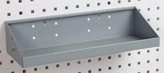 Triton - 18" Long LocBoard Shelf Pegboard Hook - 6-11/16" Projection, Steel - Top Tool & Supply