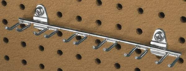 Triton - 1-13/32" Long Multi-Prong Tool/Wrench Holder Pegboard Hook - 1-1/2" Projection, Steel - Top Tool & Supply