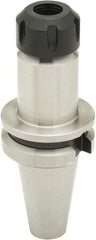 Parlec - 1mm to 16mm Capacity, 4" Projection, BT40 Taper Shank, ER25 Collet Chuck - 6.58" OAL - Exact Industrial Supply