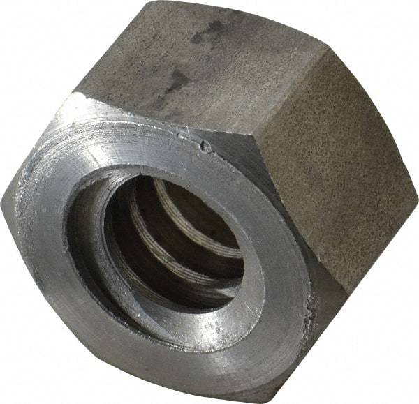 Keystone Threaded Products - 1-4 Acme Steel Right Hand Hex Nut - 1-5/8" Across Flats, 63/64" High, 2G Class of Fit - Top Tool & Supply