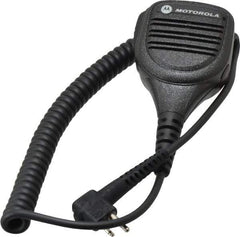 Motorola - Two Way Radio Speaker/Microphone - Use with GP300 Two-Way Radio Palm Speakers - Top Tool & Supply