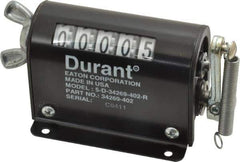 Durant - 5 Digit Wheel Display Counter - Side Wingnut Reset - Top Tool & Supply