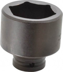 Proto - 3/4" Drive 2-1/8" Standard Impact Socket - 6 Points, 3-3/32" OAL - Top Tool & Supply