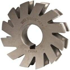 Value Collection - 7/32" Radius, 7/16" Circle Diam, 3" Cutter Diam, 7/16" Cutting Width, Arbor Connection, Concave Radius Cutter - High Speed Steel, Oxide Finish, Form Relieved, 10 Teeth - Top Tool & Supply