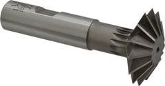 Interstate - 1-1/2° 1-1/2" Cut Diam, 1/2" Cut Width, 5/8" Shank, Cobalt Double-Angle Cutter - Top Tool & Supply