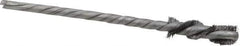 Osborn - 1/4" Diam Helical Steel Tube Brush - 0.005" Filament Diam, 1" Brush Length, 3-1/2" OAL, 1/8" Diam Shank - Top Tool & Supply