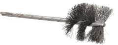 Osborn - 1-1/8" Diam Helical Steel Tube Brush - 0.005" Filament Diam, 1" Brush Length, 3-1/2" OAL, 1/8" Diam Shank - Top Tool & Supply