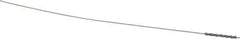 Osborn - 0.05" Diam Helical Nylon Tube Brush - 1/2" Brush Length, 4" OAL, 0.023" Diam Shank - Top Tool & Supply