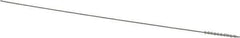 Osborn - 0.05" Diam Helical Nylon Tube Brush - 1/2" Brush Length, 4" OAL, 0.023" Diam Shank - Top Tool & Supply