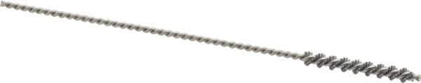 Osborn - 0.135" Diam Helical Nylon Tube Brush - 1" Brush Length, 4" OAL, 0.067" Diam Shank - Top Tool & Supply