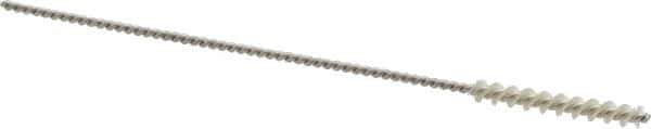 Osborn - 0.135" Diam Helical Nylon Tube Brush - 1" Brush Length, 4" OAL, 0.067" Diam Shank - Top Tool & Supply