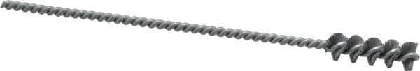 Osborn - 0.325" Diam Helical Nylon Tube Brush - 1" Brush Length, 5" OAL, 0.119" Diam Shank - Top Tool & Supply