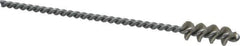 Osborn - 0.385" Diam Helical Nylon Tube Brush - 1" Brush Length, 5" OAL, 0.152" Diam Shank - Top Tool & Supply