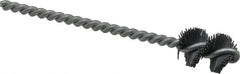 Osborn - 0.765" Diam Helical Nylon Tube Brush - 1" Brush Length, 5" OAL, 0.228" Diam Shank - Top Tool & Supply