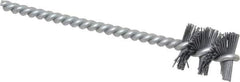 Osborn - 0.89" Diam Helical Nylon Tube Brush - 1" Brush Length, 5" OAL, 0.228" Diam Shank - Top Tool & Supply