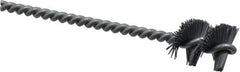 Osborn - 0.89" Diam Helical Nylon Tube Brush - 1" Brush Length, 5" OAL, 0.228" Diam Shank - Top Tool & Supply