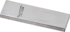 SPI - 0.1001" Rectangular Steel Gage Block - Accuracy Grade 0, Includes NIST Traceability Certification - Top Tool & Supply