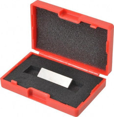 SPI - 0.1005" Rectangular Steel Gage Block - Accuracy Grade 0, Includes NIST Traceability Certification - Top Tool & Supply