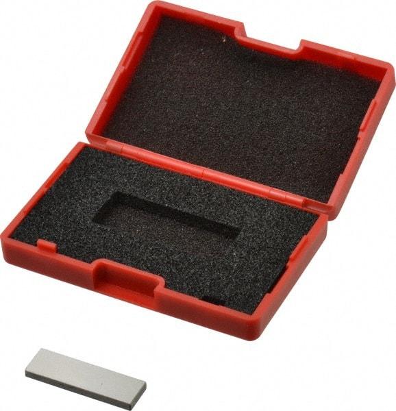 SPI - 0.1007" Rectangular Steel Gage Block - Accuracy Grade 0, Includes NIST Traceability Certification - Top Tool & Supply