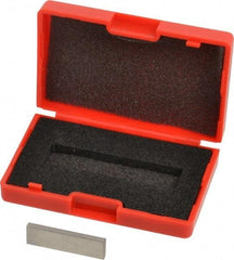 SPI - 0.104" Rectangular Steel Gage Block - Accuracy Grade 0, Includes NIST Traceability Certification - Top Tool & Supply