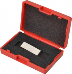 SPI - 0.106" Rectangular Steel Gage Block - Accuracy Grade 0, Includes NIST Traceability Certification - Top Tool & Supply