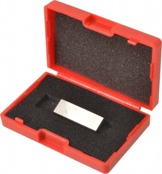 SPI - 0.116" Rectangular Steel Gage Block - Accuracy Grade 0, Includes NIST Traceability Certification - Top Tool & Supply