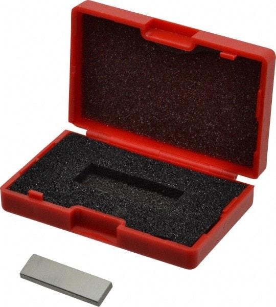 SPI - 0.118" Rectangular Steel Gage Block - Accuracy Grade 0, Includes NIST Traceability Certification - Top Tool & Supply