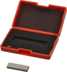 SPI - 0.136" Rectangular Steel Gage Block - Accuracy Grade 0, Includes NIST Traceability Certification - Top Tool & Supply