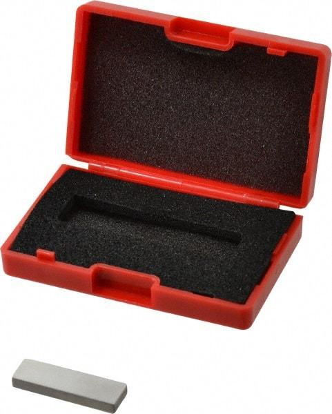 SPI - 0.141" Rectangular Steel Gage Block - Accuracy Grade 0, Includes NIST Traceability Certification - Top Tool & Supply