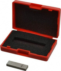 SPI - 0.146" Rectangular Steel Gage Block - Accuracy Grade 0, Includes NIST Traceability Certification - Top Tool & Supply