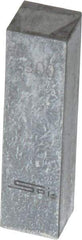 SPI - 0.3" Rectangular Steel Gage Block - Accuracy Grade 0, Includes NIST Traceability Certification - Top Tool & Supply