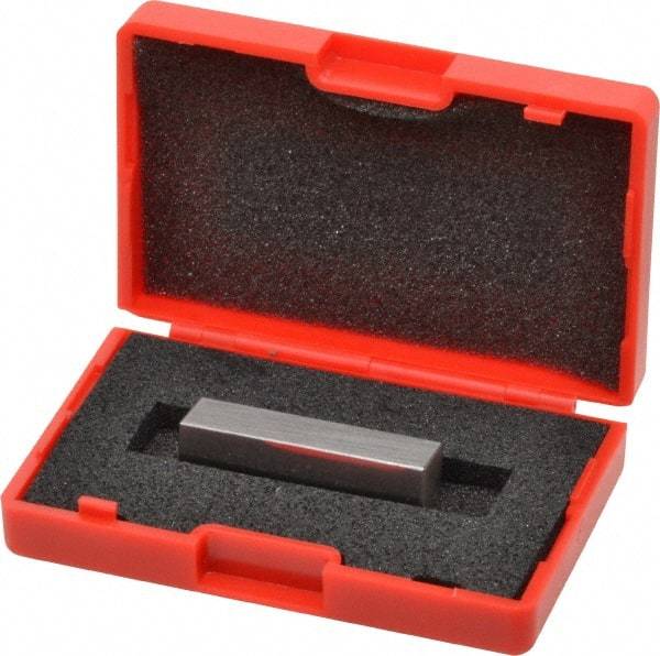 SPI - 0.35" Rectangular Steel Gage Block - Accuracy Grade 0, Includes NIST Traceability Certification - Top Tool & Supply