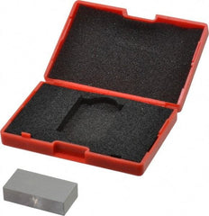 SPI - 0.7" Rectangular Steel Gage Block - Accuracy Grade 0, Includes NIST Traceability Certification - Top Tool & Supply