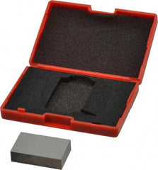 SPI - 0.85" Rectangular Steel Gage Block - Accuracy Grade 0, Includes NIST Traceability Certification - Top Tool & Supply