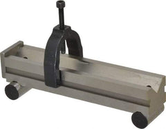 Made in USA - 1-1/4 Inch Long x 1-1/4 Inch Wide x 0.0001 Inch Parallelism, Vee Sine Bar - Includes Back Plate - Top Tool & Supply