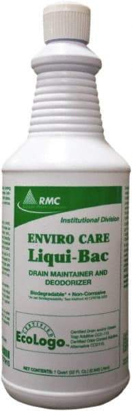 Rochester Midland Corporation - 1 Qt Liquid Drain Cleaner - Floral Scent, Bottle - Top Tool & Supply