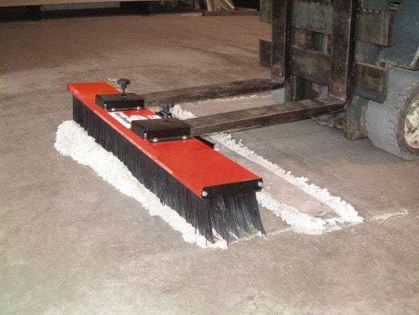 Trynex - 60" Wide Sweeper Fork Lift - Polypropylene Bristles - Top Tool & Supply