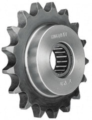 Browning - 1.65" Outside Diam, Steel, Chain Idler Sprocket - Chain Size 25 - Top Tool & Supply