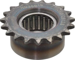 Browning - 2.47" Outside Diam, Steel, Chain Idler Sprocket - Chain Size 35 - Top Tool & Supply