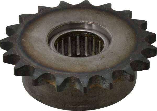 Browning - 3.28" Outside Diam, Steel, Chain Idler Sprocket - Chain Size 40 - Top Tool & Supply