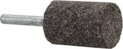 Norton - 1" Head Diam x 1-1/2" Thickness, W221, Cylinder End, Zirconia Alumina Mounted Point - Very Coarse Grade, 24 Grit, 24,490 RPM - Top Tool & Supply