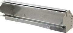 Made in USA - 2-1/4" ID Galvanized Duct Shortway 90° Stack El - 12" Long, Standard Gage, 35 Piece - Top Tool & Supply