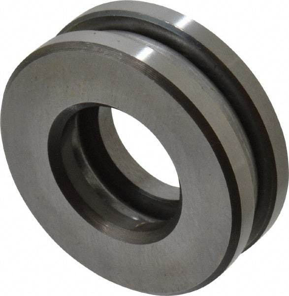 INA Bearing - 7/8" Inside x 1-27/32" Outside Diam, 5/8" Thick, Steel Ball Thrust Bearing - 6,700 Lbs. Static Capacity, 3,750 Max Pressure x Velocity - Top Tool & Supply