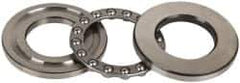 INA Bearing - 2-3/16" Inside x 3-19/32" Outside Diam, 13/16" Thick, Steel Ball Thrust Bearing - 22,600 Lbs. Static Capacity, 9,000 Max Pressure x Velocity - Top Tool & Supply