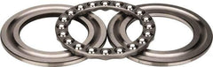 INA Bearing - 3" Inside x 4-23/32" Outside Diam, 1" Thick, Steel Ball Thrust Bearing - 44,500 Lbs. Static Capacity, 16,600 Max Pressure x Velocity - Top Tool & Supply